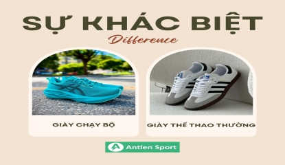 Giày chạy bộ có gì khác biệt so với giày thể thao thông thường?