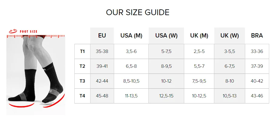 Size tất Compressport