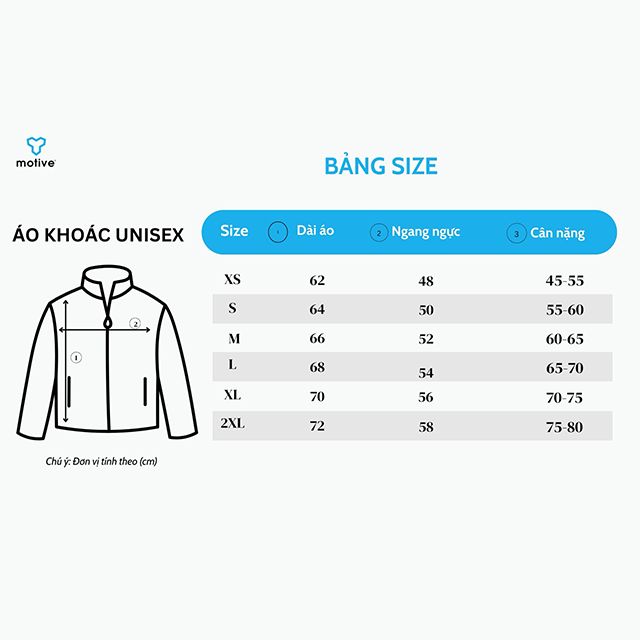 Áo khoác gió nữ Motive