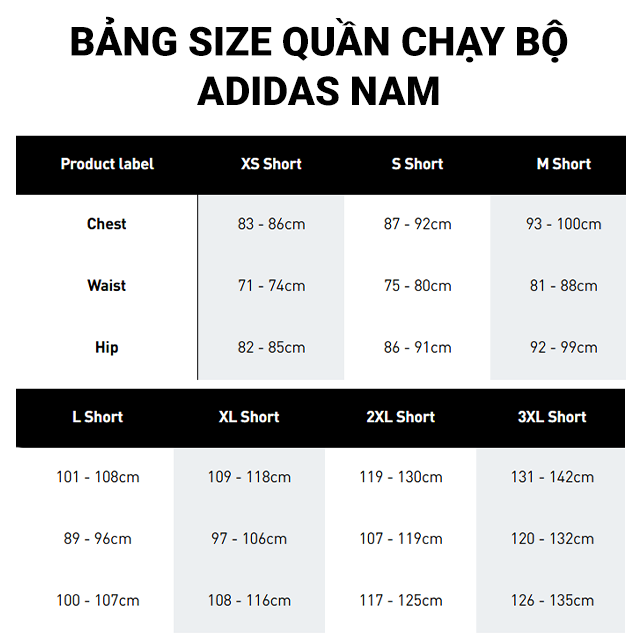 size quan adidas nam