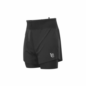 Quần Chạy Trail Nam Compressport Trail 2-in-1 Short