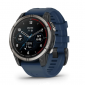 Garmin Quatix 7 Pro, Sapphire, Amoled, Siêu lướt 99% Xanh Navy