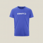 Áo Chạy Bộ Nam Craft Core Essence Logo Tee Xanh Dương