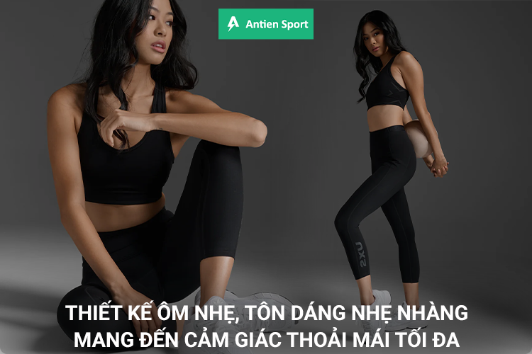 Quần 2XU Thiết kế tinh gọn, tôn dáng hiệu quả