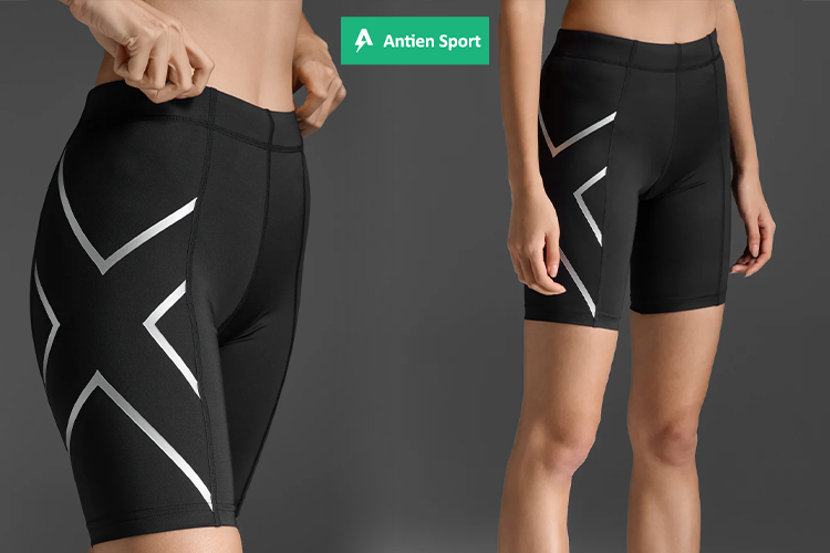 2XU Core Compression Shorts thiết kế tối ưu chuyển động