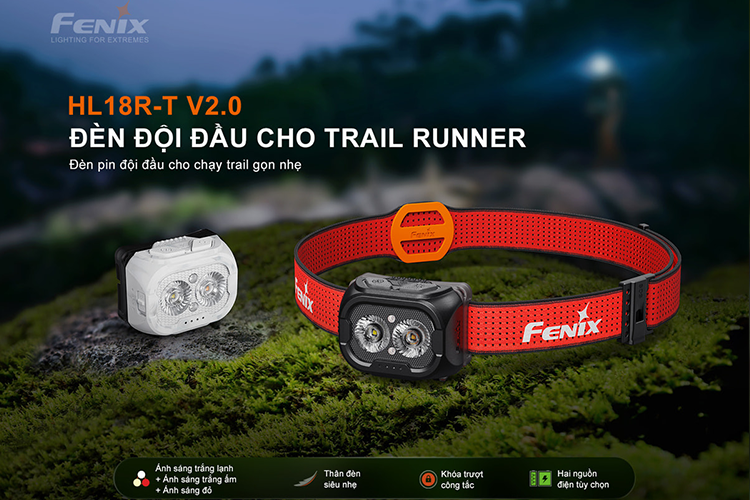 Fenix HL18R-T V2.0 - Mẫu đèn lý tưởng cho mọi thử thách