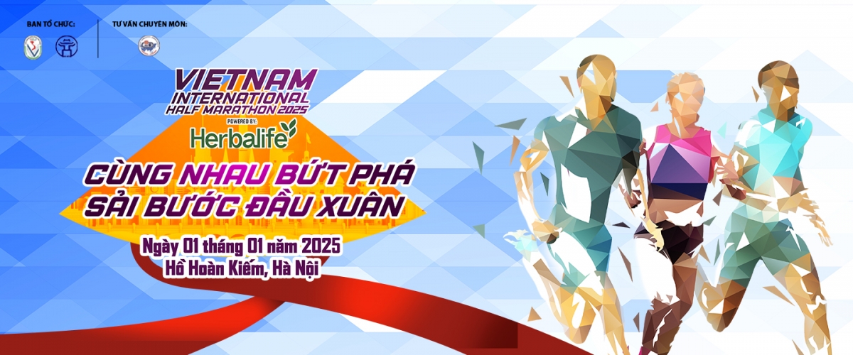 Giải Bán Marathon Quốc Tế Việt Nam 2025 tài trợ bởi Herbalife