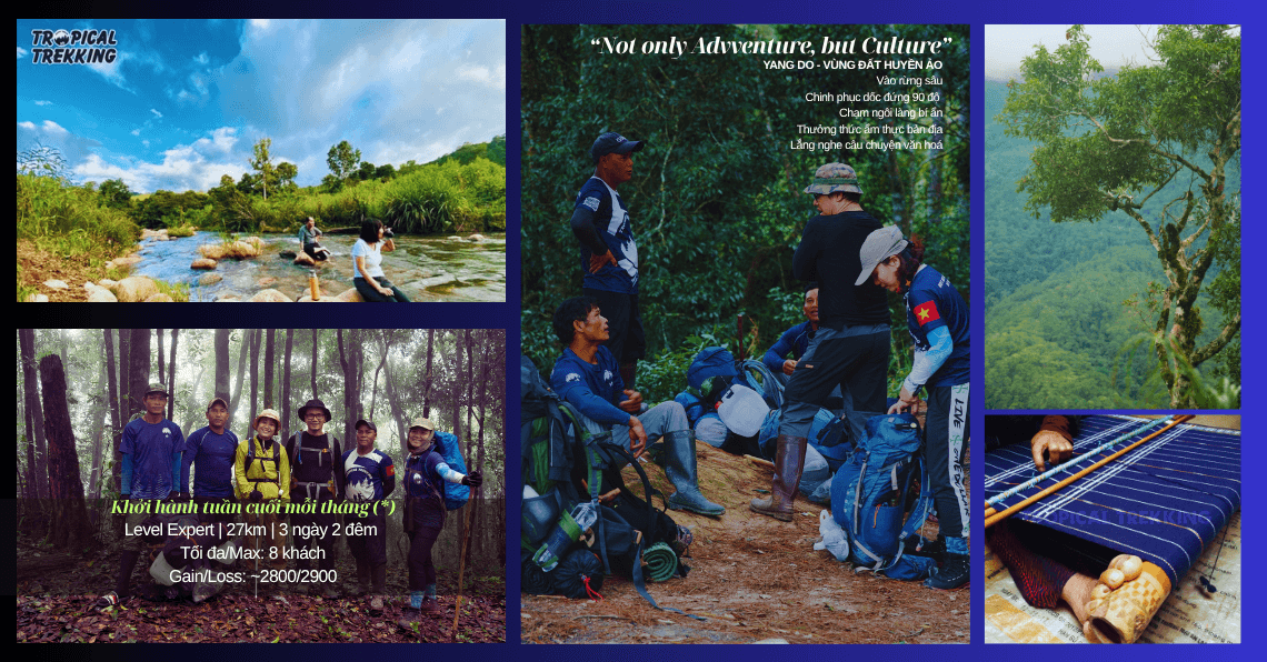 TREKKING YANG DO TRAIL - Đỉnh núi Khỉ - Vùng đất huyền ảo- 27-29/09/2025