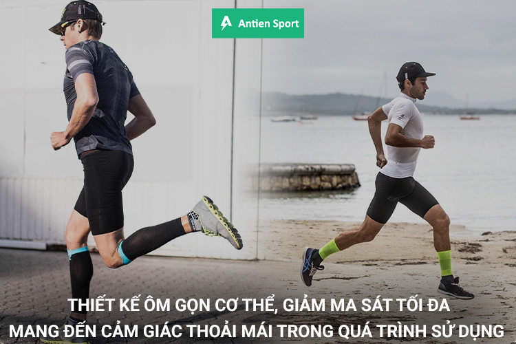 Thiết kế ôm gọn thoải mái, tăng cường hiệu suất tập luyện