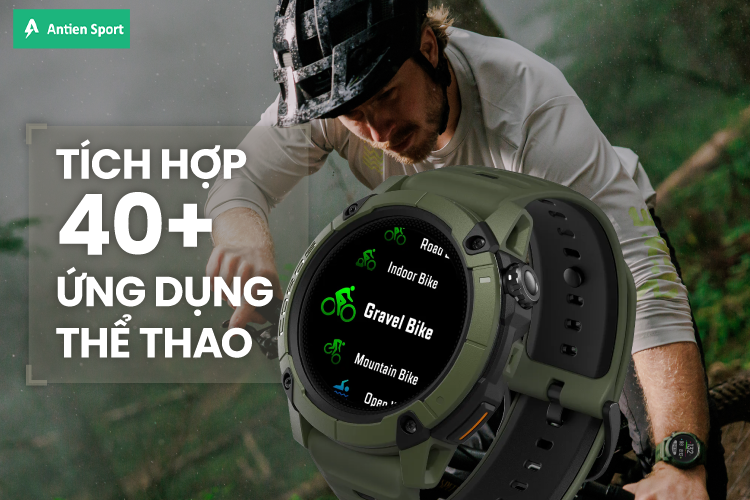 Trải nghiệm nhiều hơn với 40+ bộ môn thể thao tích hợp sẵn