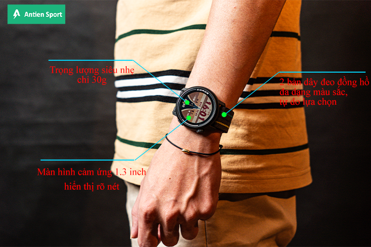 Kích thước nhỏ gọn, màn hình hiển thị rõ nét