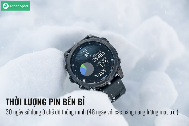 Bứt phá giới hạn, trải nghiệm lâu hơn thế với tuổi thọ pin tới 30 ngày ở chế độ smart