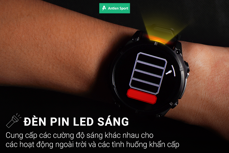 Tích hợp đèn LED tiện lợi ngay trên cổ tay