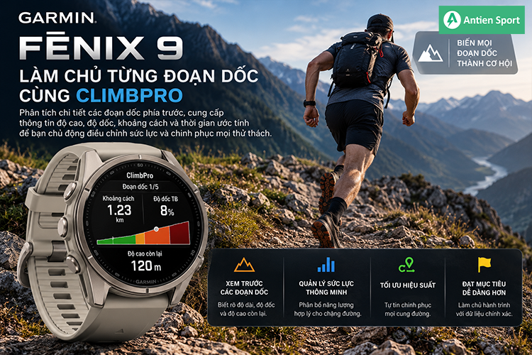 Làm chủ từng đoạn dốc cùng ClimbPro