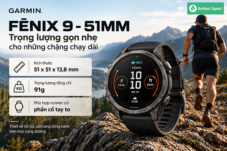 Trọng lượng tối ưu cho runner yêu thích sự khỏe khoắn
