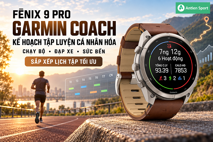 Xây dựng kế hoạch tập luyện chuyên biệt với Garmin Coach