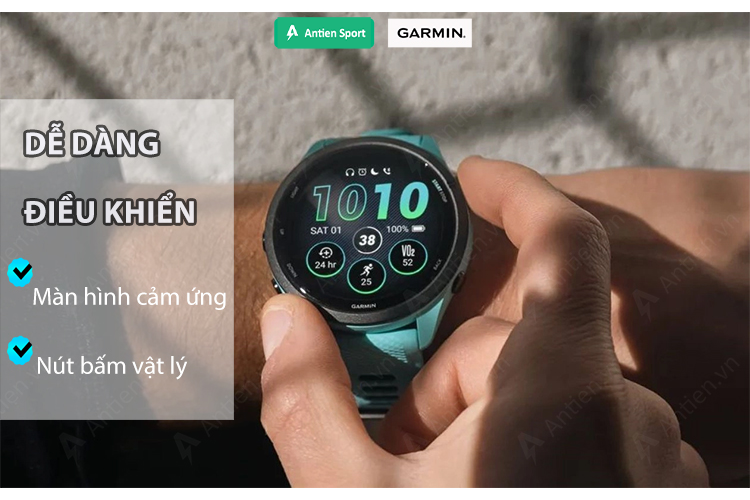 Dễ dàng điều hướng các tính năng qua màn hình cảm ứng hoặc nút bấm vật lý
