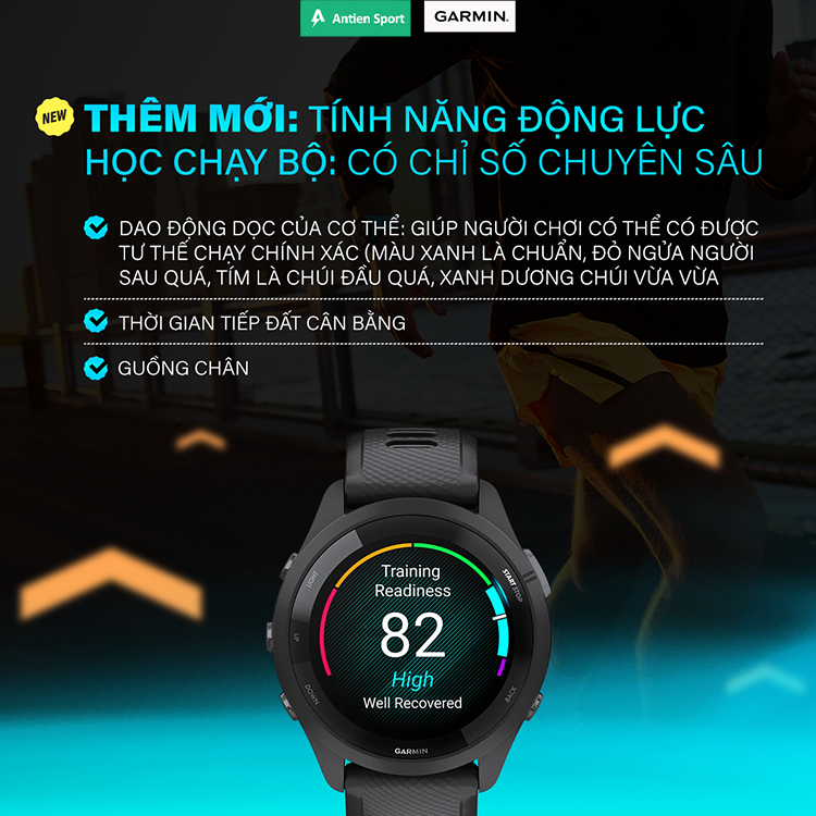 Giúp bạn có được tư thế chạy đẹp và chuẩn xác với tính năng động lực học chạy bộ
