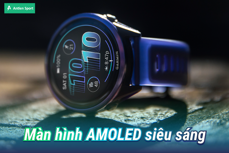 Màn hính Amoled sắc nét tối đa cung cấp tầm nhìn vượt trội