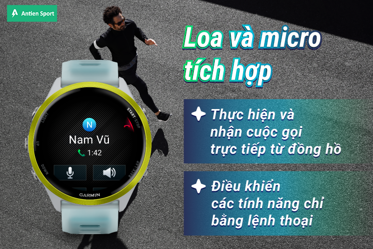 Thực hiện và nhận cuộc gọi trong khi chạy bằng loa và mic tích hợp