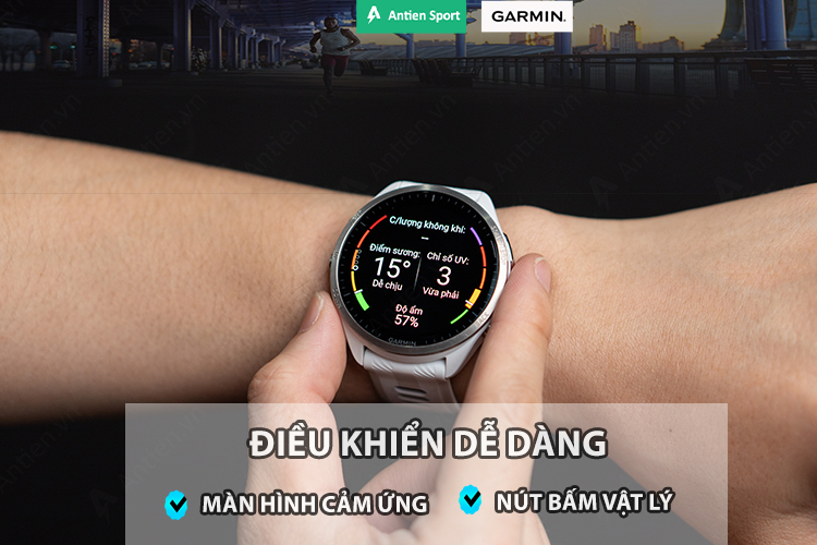 Điều hướng dễ dàng với hệ thống cảm ứng cùng nút bấm vật lý tiện lợi