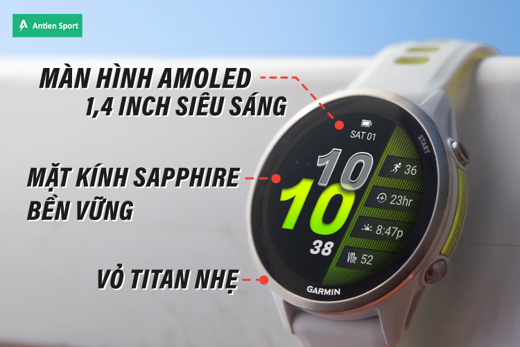 Toát lên phong thái của chiếc đồng hồ thể thao đỉnh cao, sắc nét và bền bỉ