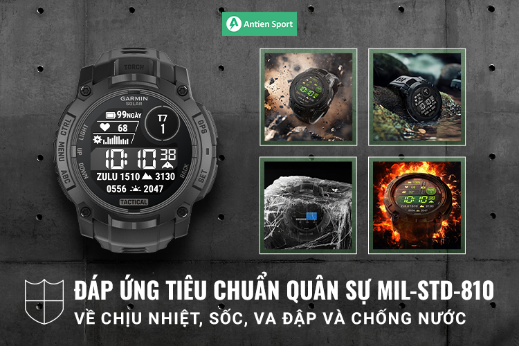 Phong cách quân sự, đáp ứng tiêu chuẩn MIL-STD-810