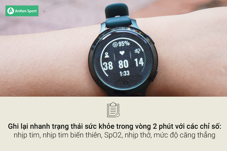 Đo các chỉ số sức khỏe chính trong phiên kéo dài 2 phút