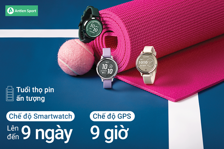 Lily 2 Active mang đến sự cân bằng lý tưởng giữa thời trang và chức năng với thời lượng pin 9 ngày
