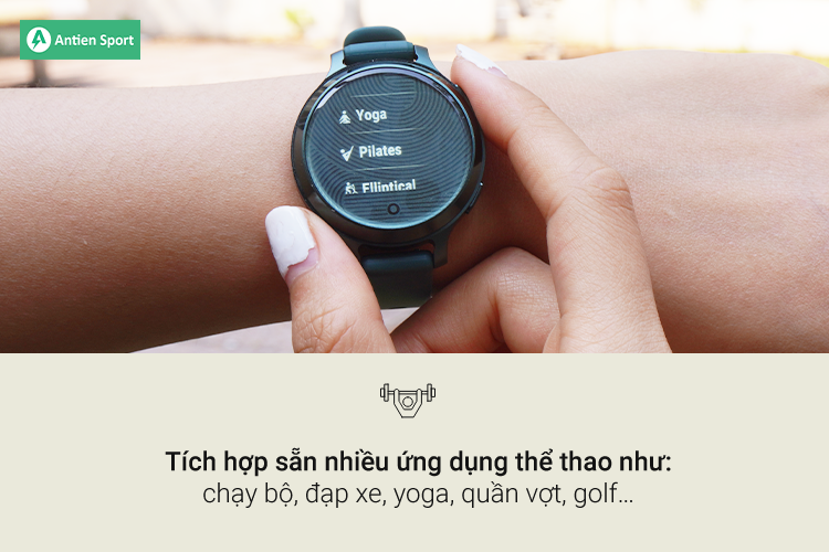 Garmin Lily 2 Active tích hợp 30+ bộ môn thể thao khác nhau