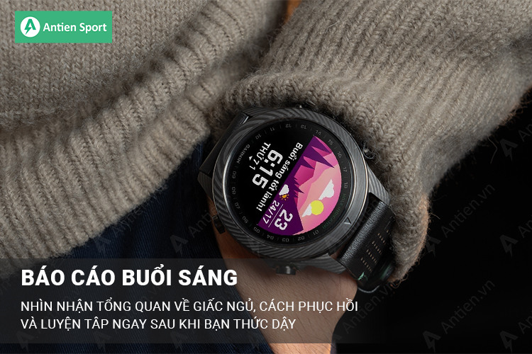 Ngay khi thức dậy, bạn sẽ nhận thông tin tổng quan về các chỉ số sức khỏe cơ bản