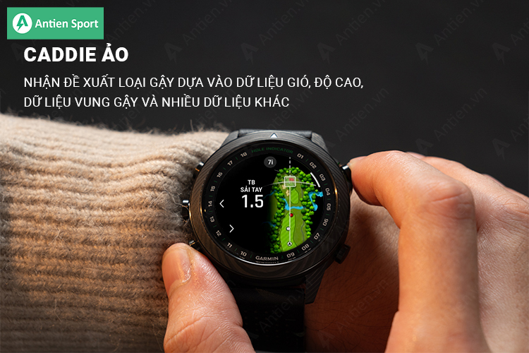 Nhận đề xuất loại gậy dựa vào dữ liệu gió, độ cao, dữ liệu vung gậy và hơn thế