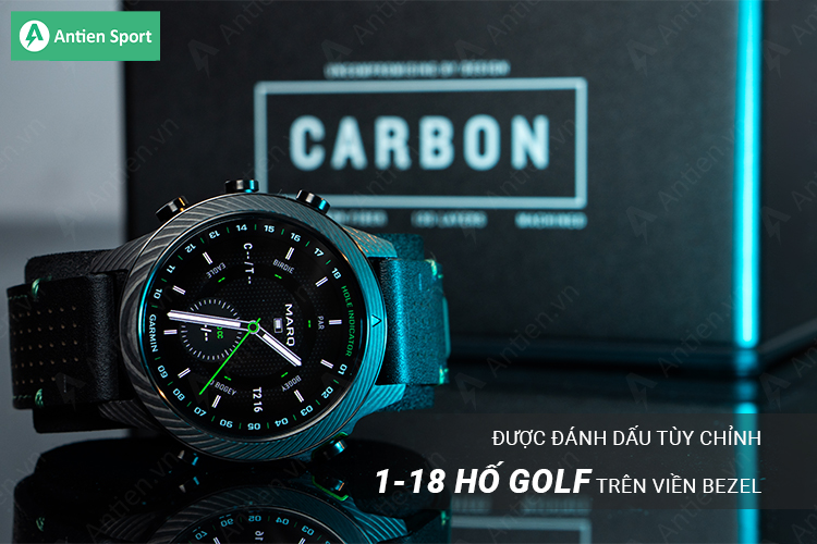 Thể hiện đam mê của bạn với các ký hiệu 1 - 18 hố Golf trên viền bezel
