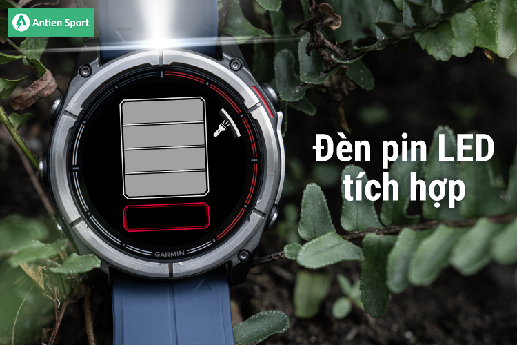 Đèn LED chiếu sáng thuận lợi lúc bạn tập luyện hay di chuyển trong bóng tối