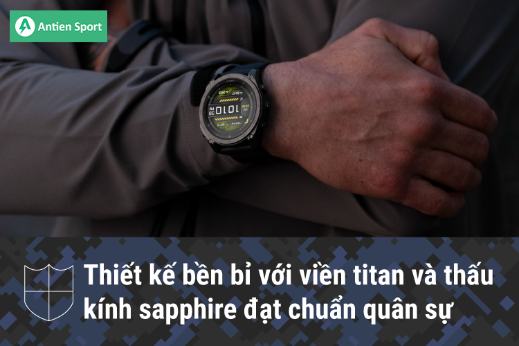 Thiết kế bền bỉ theo chuẩn quân sự, Tactix 8 song hành cùng bạn thực hiện mọi nhiệm vụ