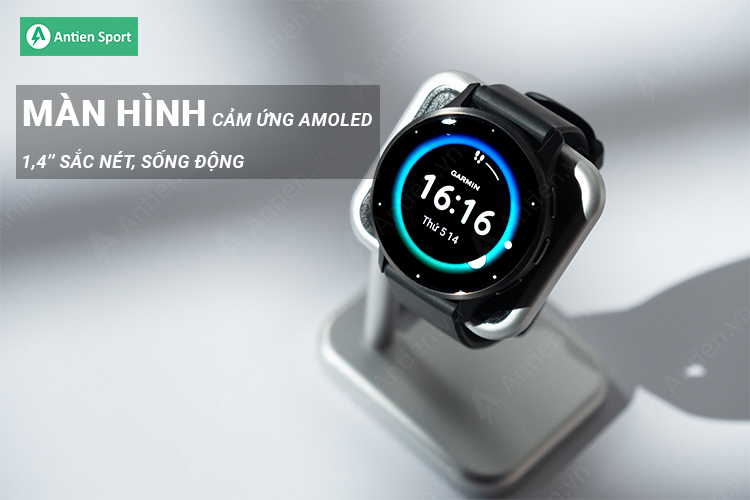 Màn hình AMOLED cho hình ảnh hiển thị sắc nét, sống động