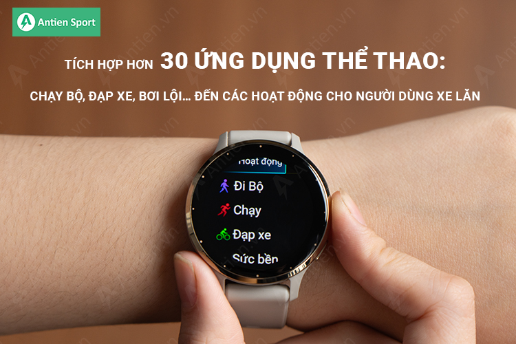Tích hợp tới hơn 30 bộ môn thể thao cả trong nhà lẫn ngoài trời