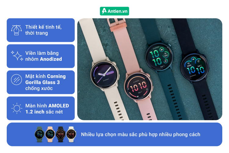 Thiết kế tinh tế, thời trang, thanh lịch