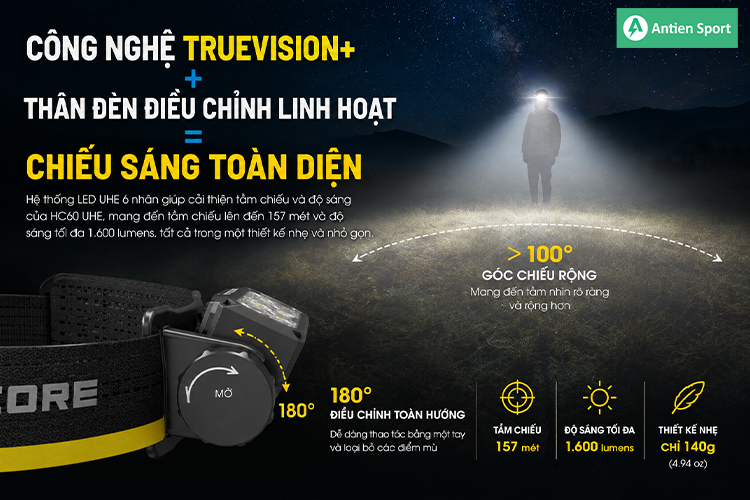 Góc chiếu siêu rộng, dễ dàng điều chỉnh
