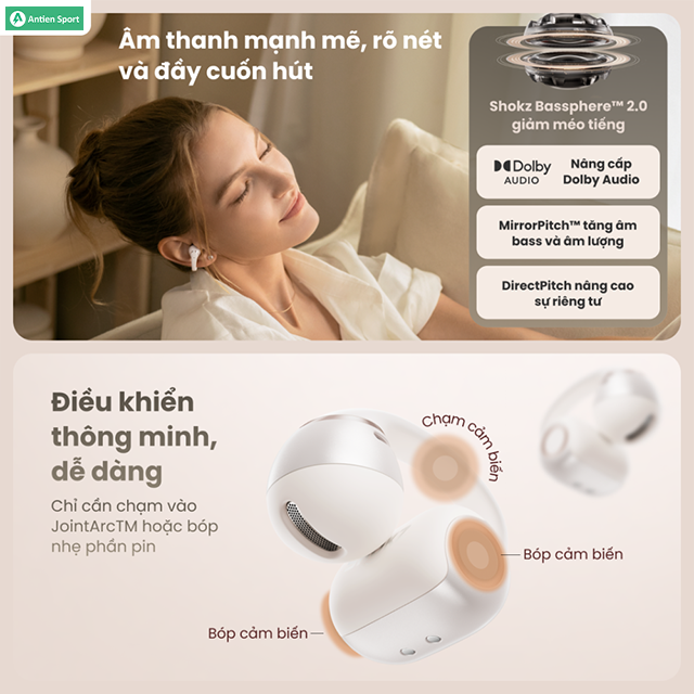 Tai nghe thể thao Shokz Opendots 2 thông tin sản phẩm 2