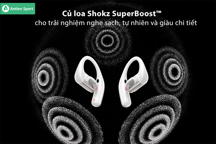 Shokz SuperBoost cho âm thanh phong phú, rộng hơn và chi tiết hơn