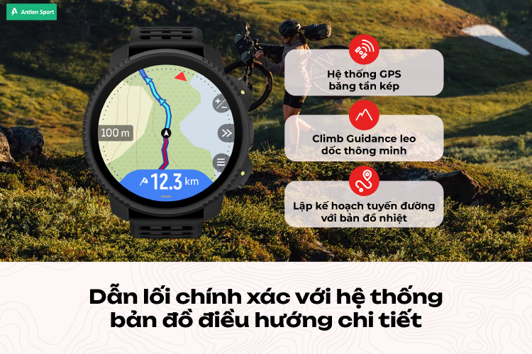 Suunto Vertical 2 định vị chính xác trên mọi cung đường