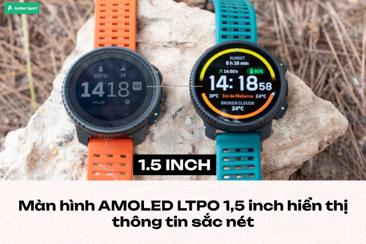 Suunto Vertical 2 hiển thị sắc nét
