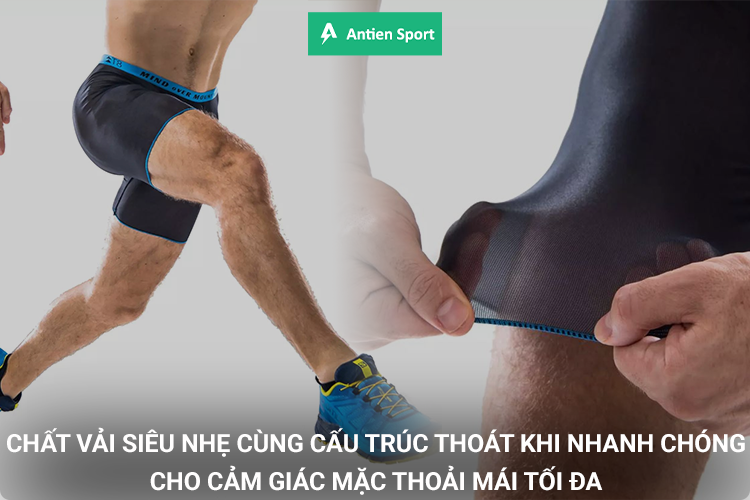 Thiết kế siêu nhẹ mang đến trải nghiệm thể thao thoải mái vượt trội