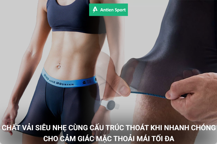 Mang đến trải nghiệm mặc thoải mái trong từng bước chạy